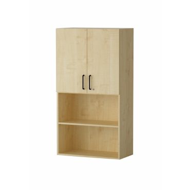 Shelf AMATA 4, 2 columns with hinged doors and lock (top)