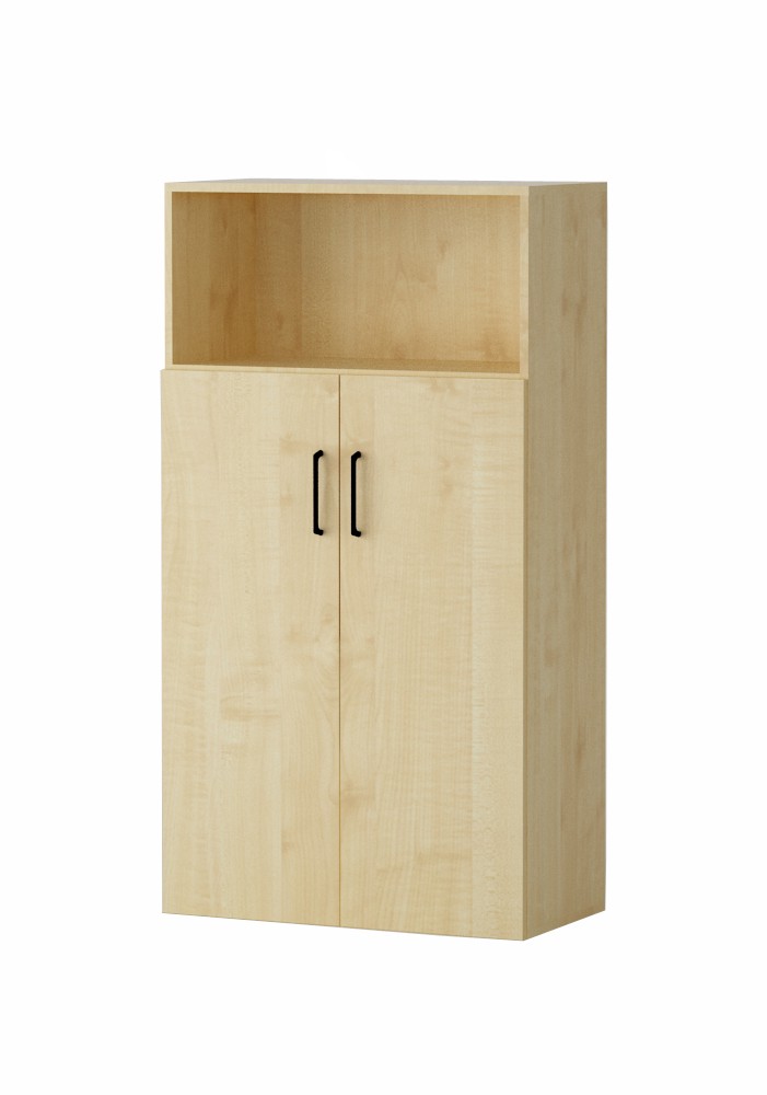 Shelf AMATA 4, 3 columns with hinged doors