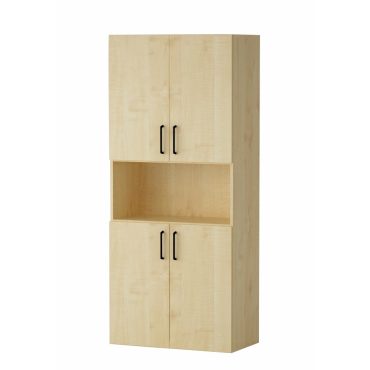 Shelf AMATA 5, 2 and 2 columns with hinged doors