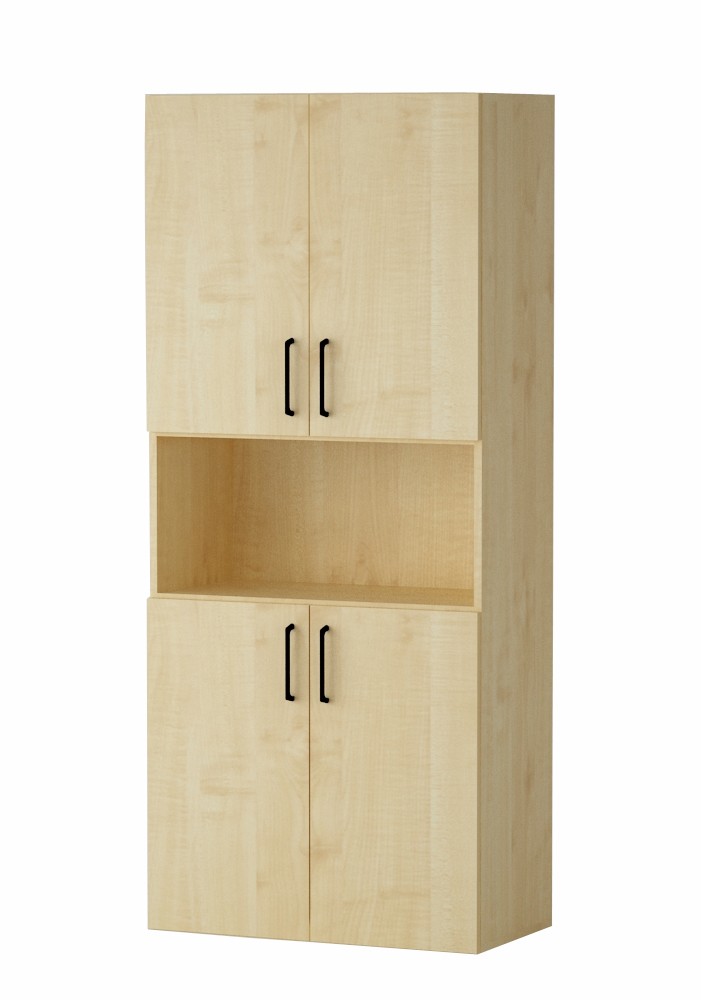 Shelf AMATA 5, 2 and 2 columns with hinged doors