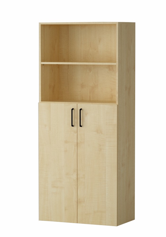 Shelf AMATA 5, 3 columns with hinged doors