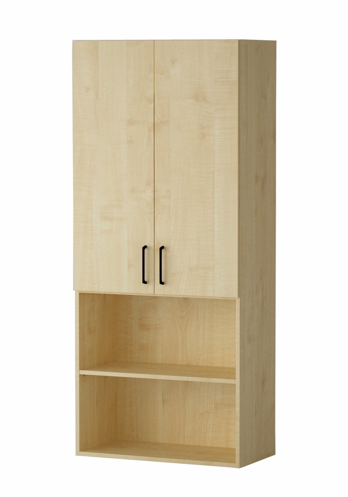 Shelf AMATA 5, 3 columns with hinged doors (top)