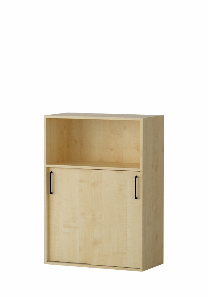 Shelf AMATA 3, 2 columns with sliding doors
