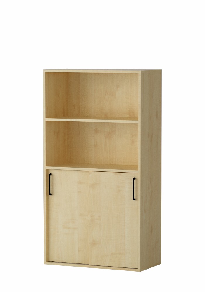 Shelf AMATA 4, 2 columns with sliding doors