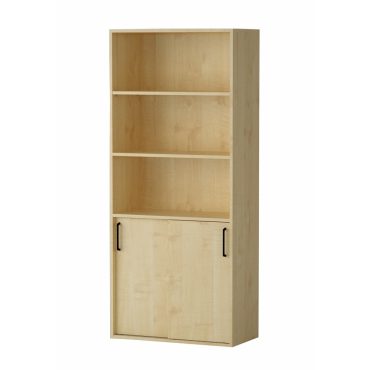 Shelf AMATA 5, 2 columns with sliding doors