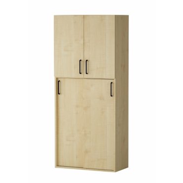 Shelf AMATA 5, 3 columns with sliding doors, 2 columns with hinged doors