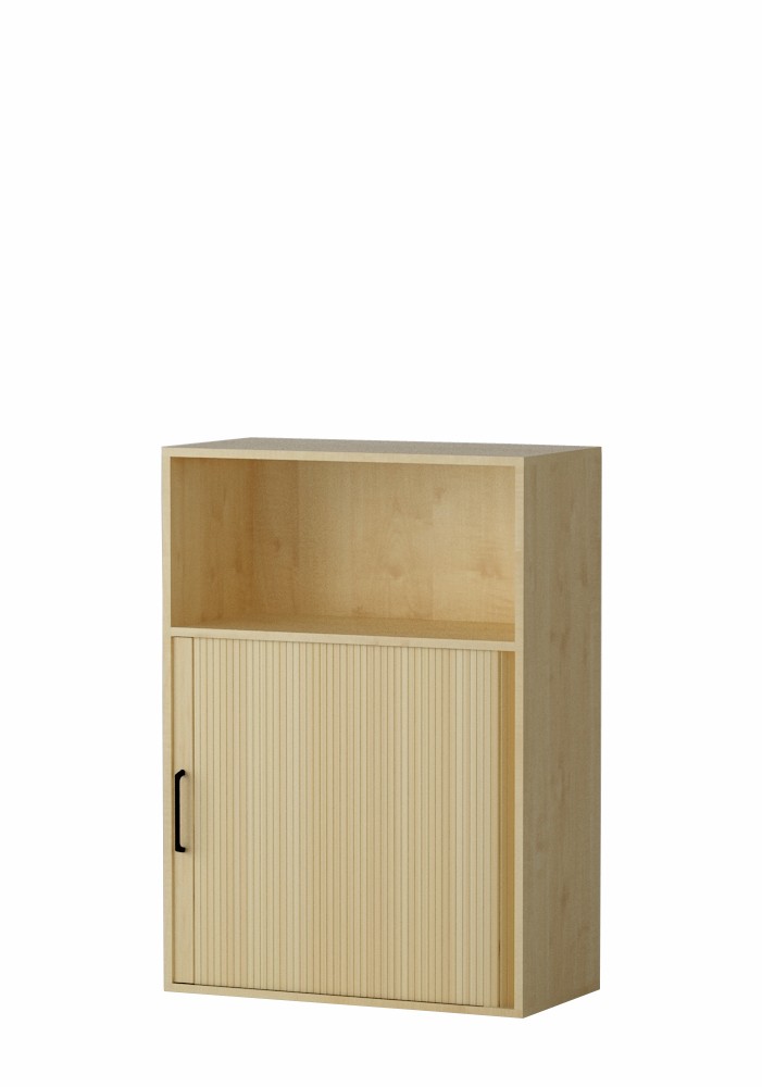 Shelf AMATA 3, 2 columns with louvered doors
