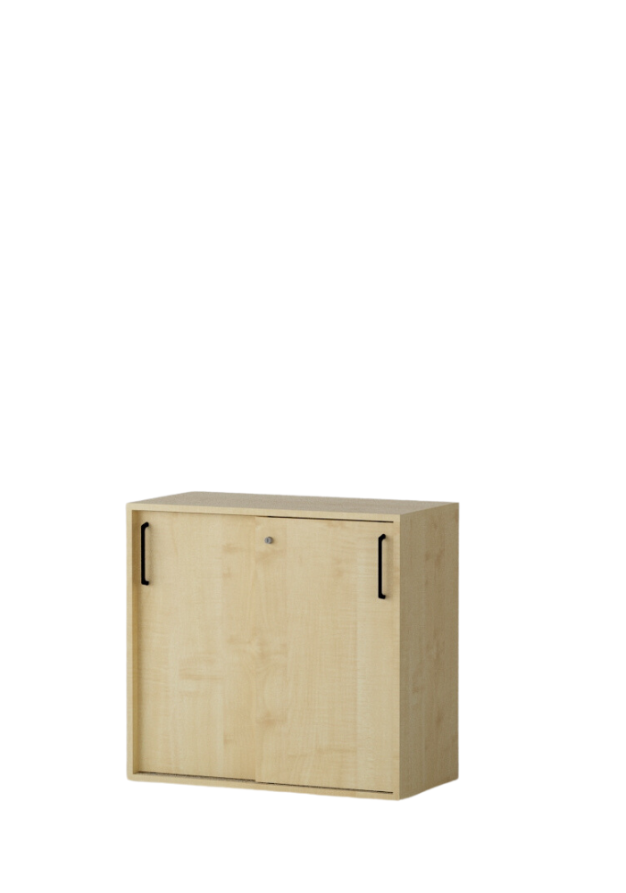 Shelf AMATA 2 with sliding doors and lock