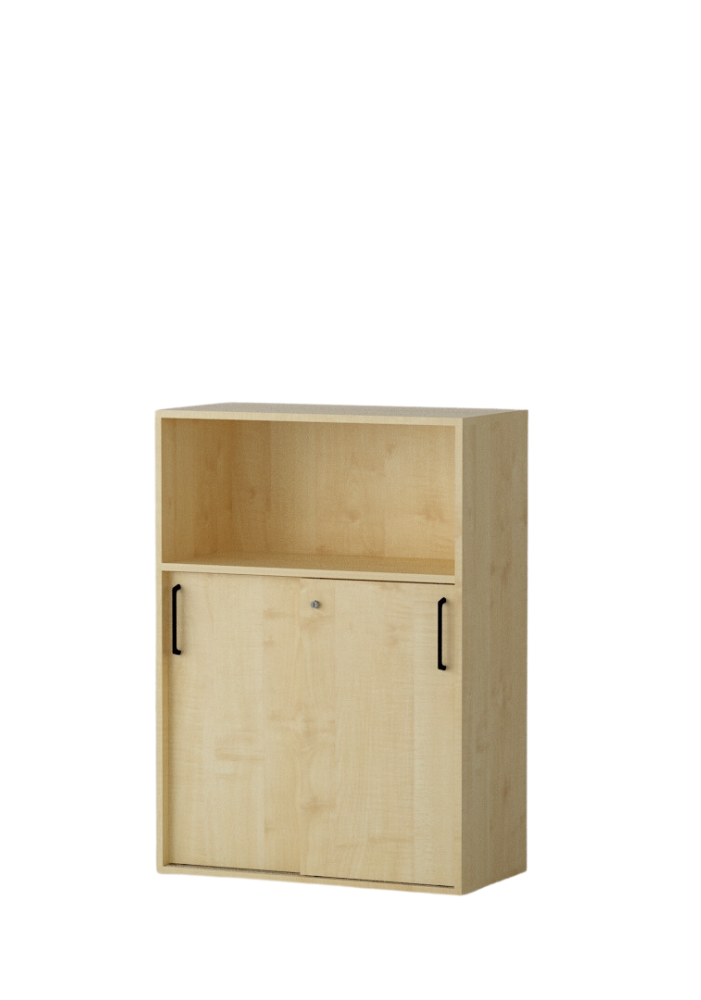 Shelf AMATA 3, 2 columns with sliding doors