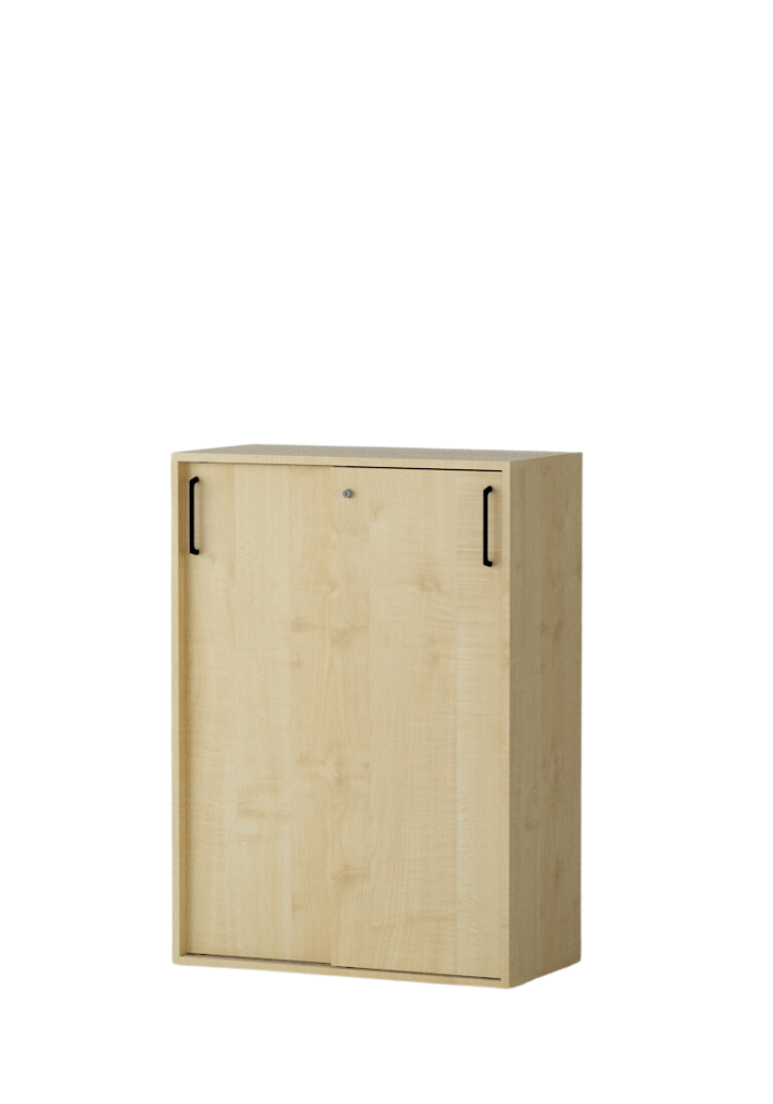 Shelf AMATA 3 with sliding doors and lock