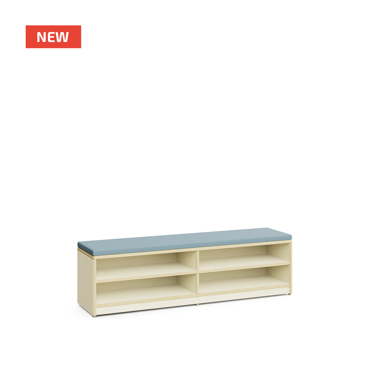 Plum children’s bench with storage (New)