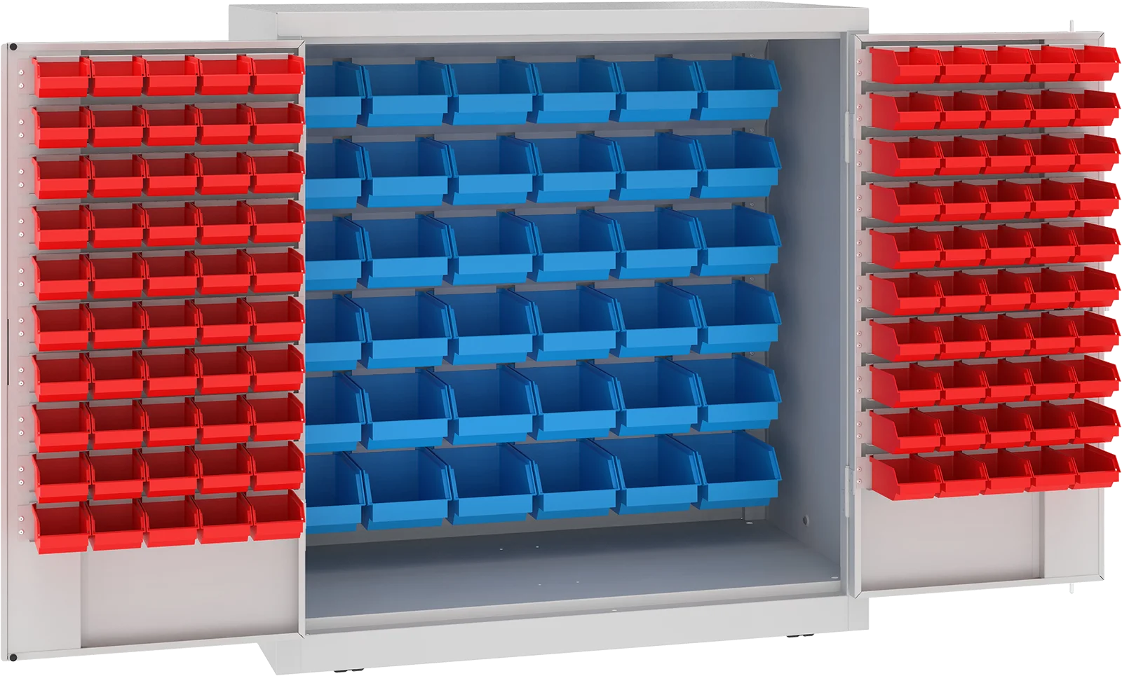 HEAVY DUTY WORKSHOP CUPBOARD MSW WITH BINS