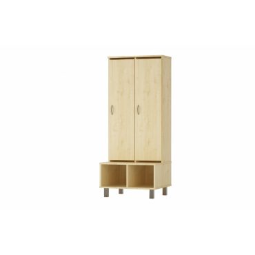 Wardrobe LUCY with maple doors