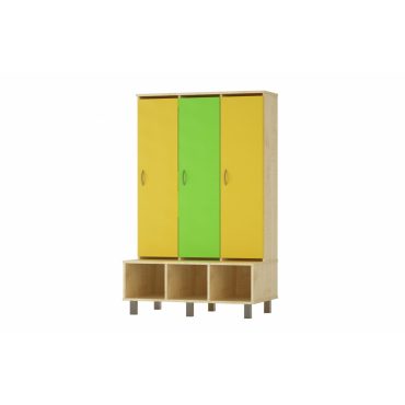 Wardrobe LUCY with colored doors