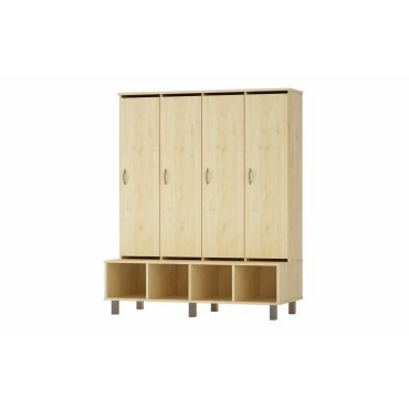 Wardrobe LUCY with maple doors