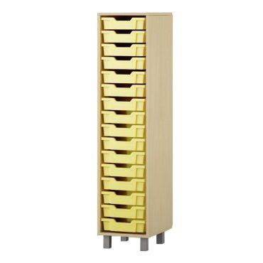 Shelf with boxes 1x16 F1