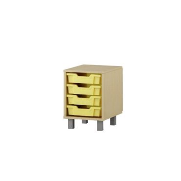 Shelf with boxes 1x4 F1
