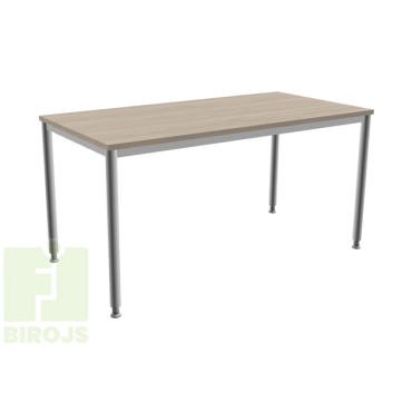 Rectangular desk with ST-D50 mm U-shaped leg frame