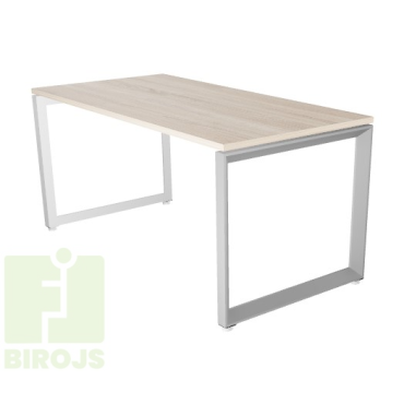 Rectangular desk with MQ_45x45x45 mm O-shaped leg frame