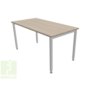 Rectangular desk with EC-40x40 mm U-shaped leg frame