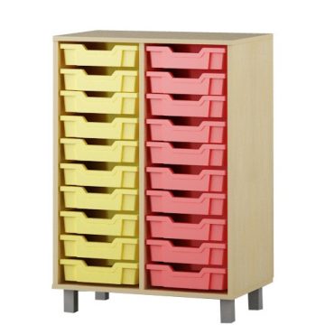 Shelf with boxes 2x10 F1