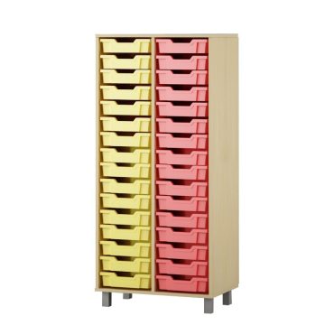 Shelf with boxes 2x16 F1