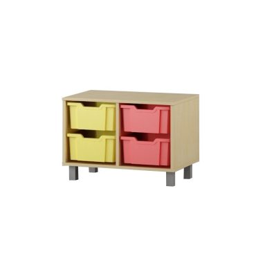 Shelf with boxes 2x2 F2