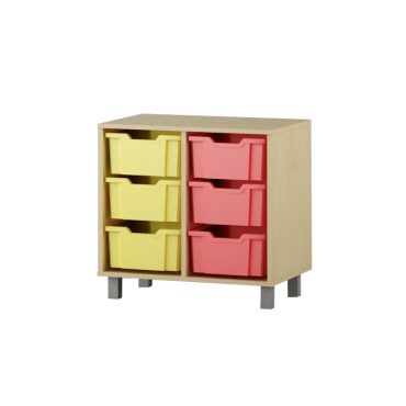 Shelf with boxes 2x3 F2