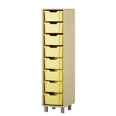 Shelf with boxes 1x8 F2