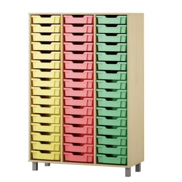Shelf with boxes 3x16 F1