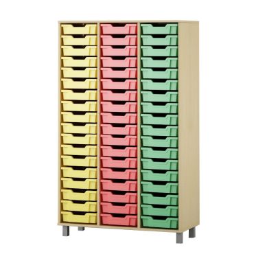 Shelf with boxes 3x18 F1