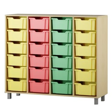 Shelf with boxes 4x6 F2
