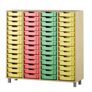 Shelf with boxes 4x14 F1