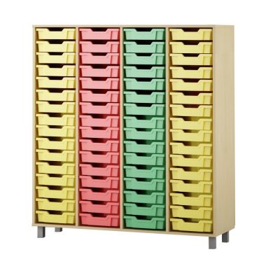 Shelf with boxes 4x16 F1