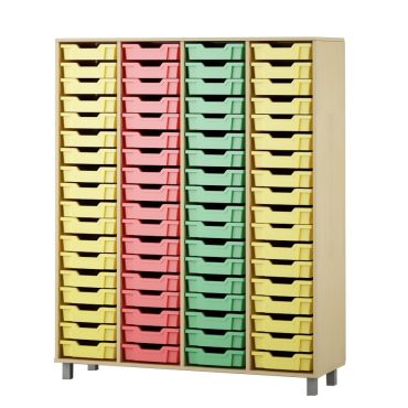Shelf with boxes 4x18 F1