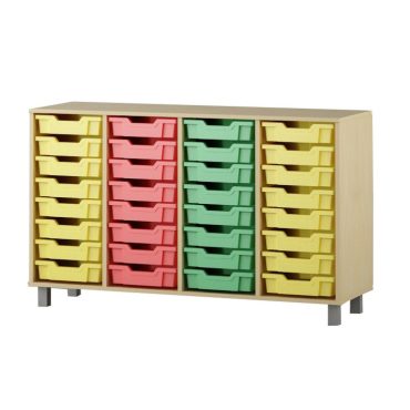 Shelf with boxes 4x8 F1