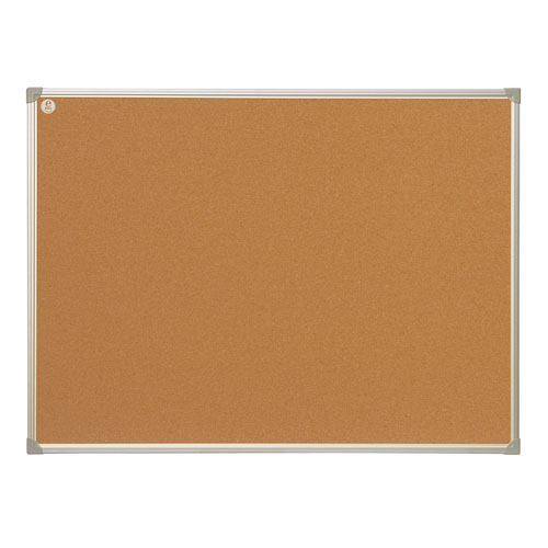 Cork board with aluminum frame