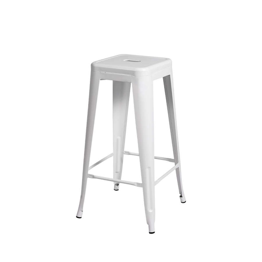 Paris Outdoor stool, white matte, 76 cm