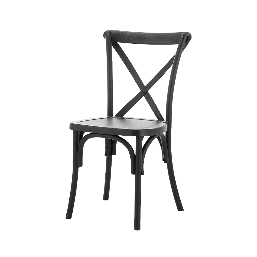 Cross-Back Polywood Chair
