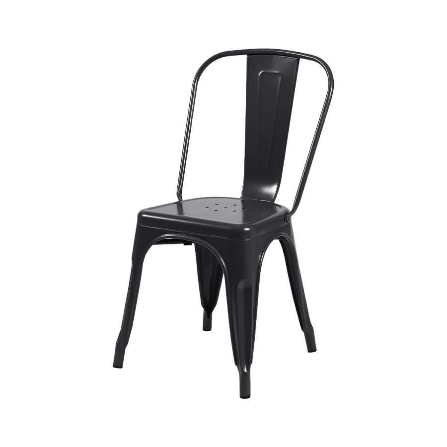 Paris Outdoor chair, matt black