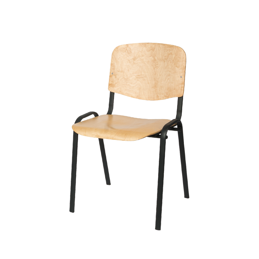 Iso Wood Chair Black