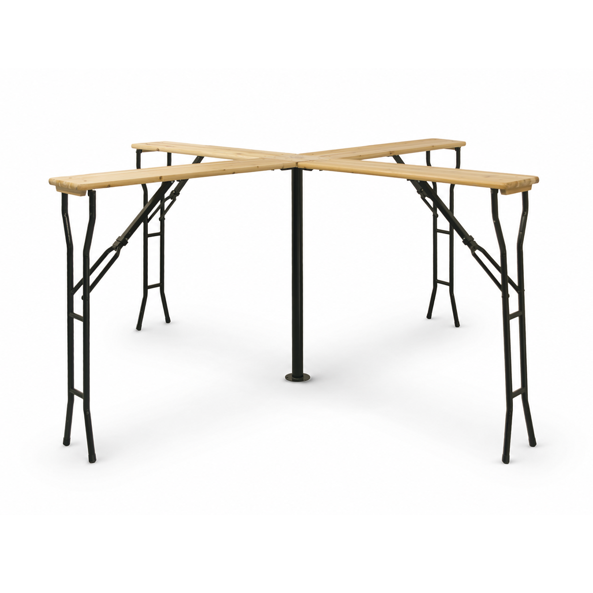 Woody Cross table 241x241 cm fir