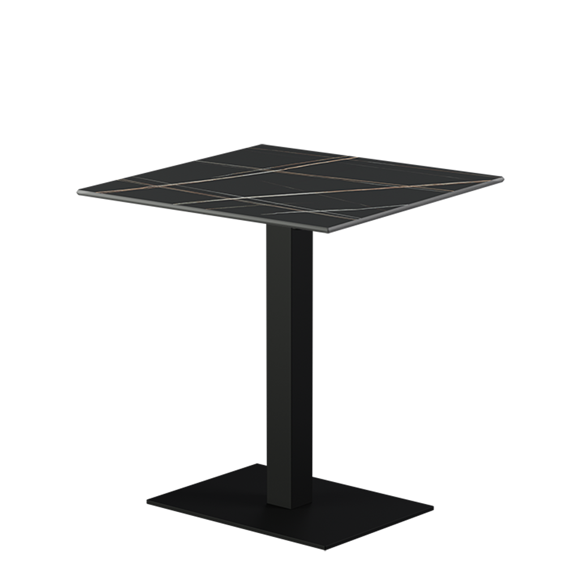 Alfa table 40x55 black quartz sintered top