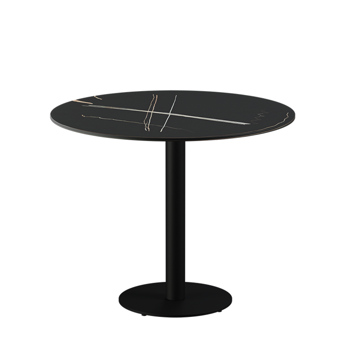 Alfa R table, black sintered quartz top