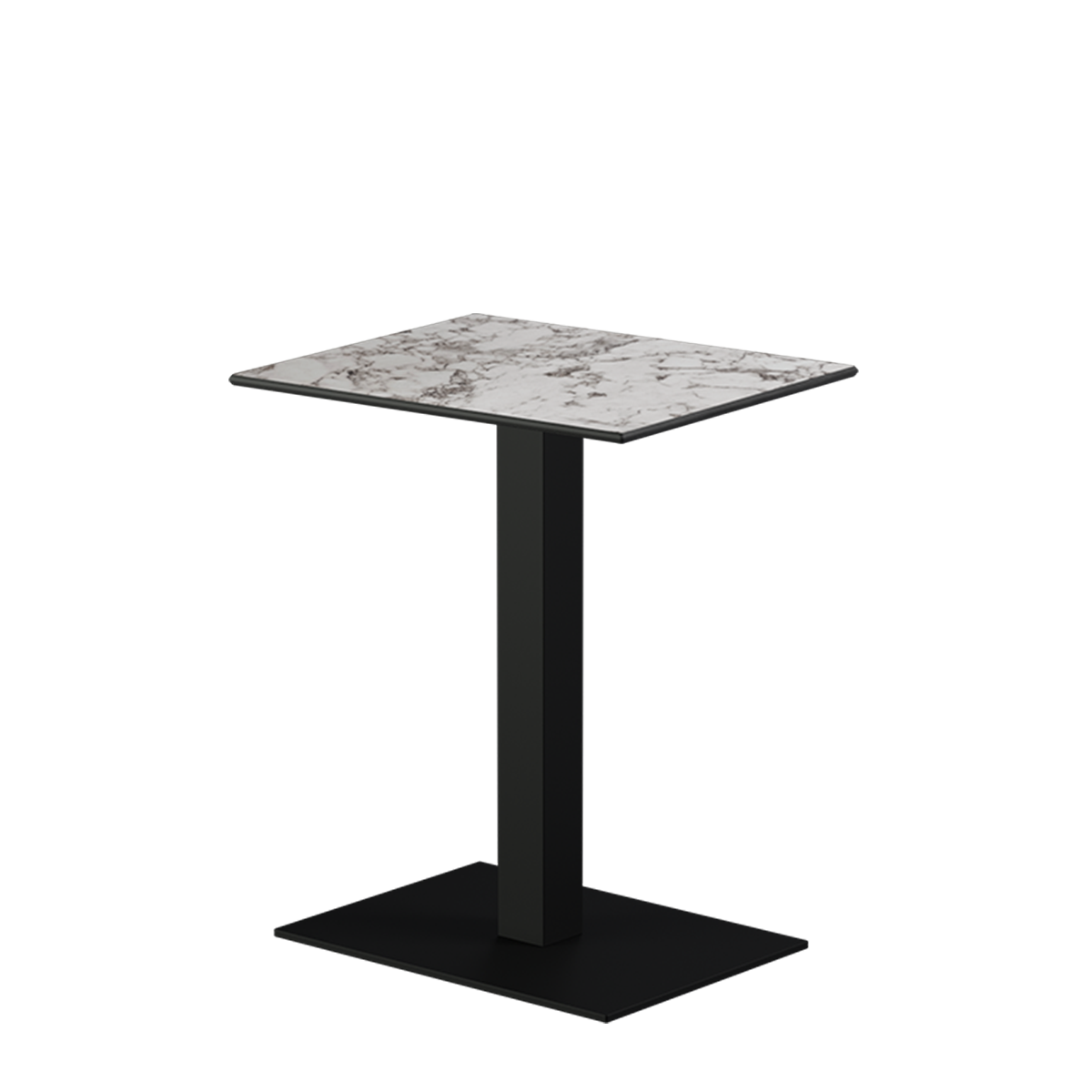 Alfa table 40x55 black HPL top