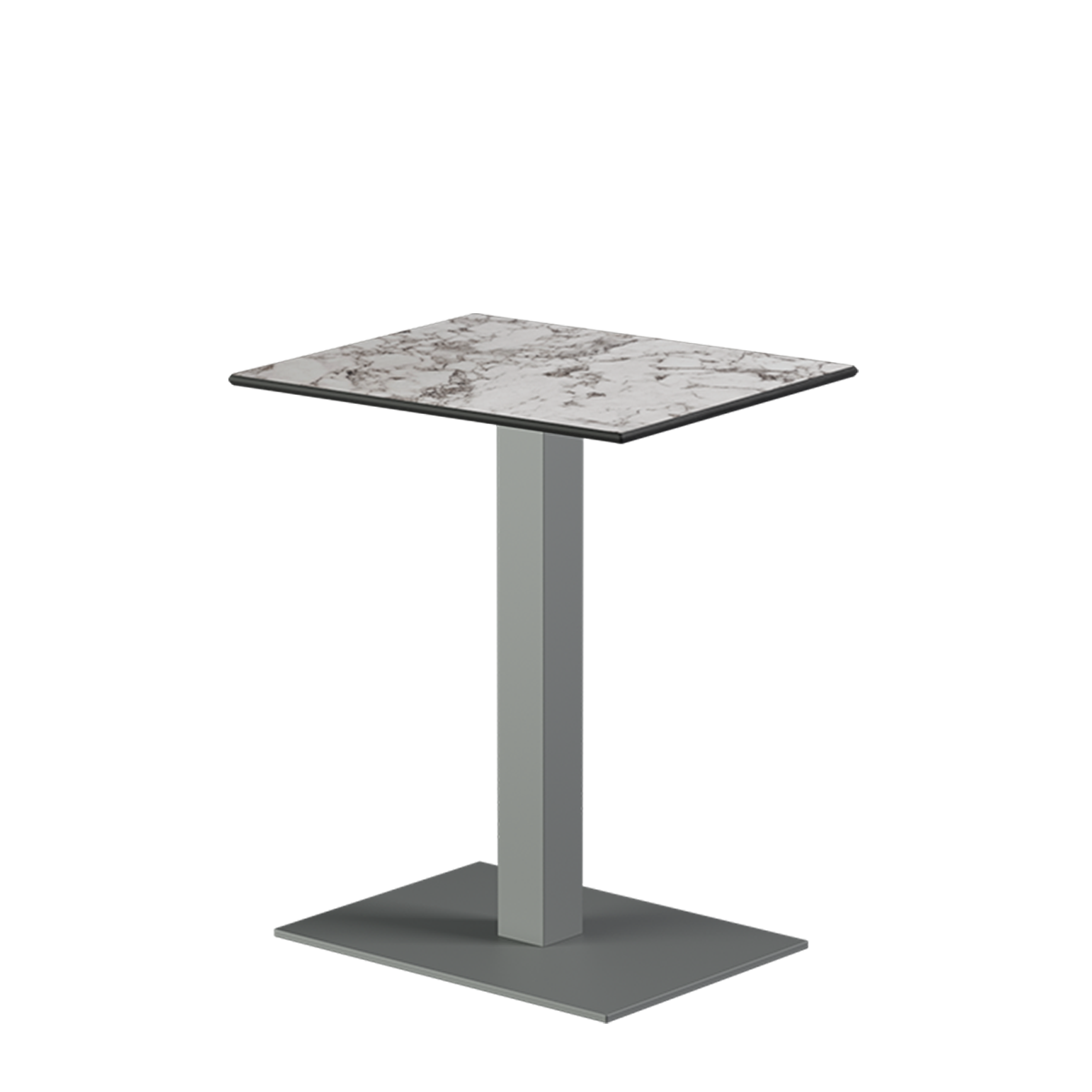 Alfa table 40x55 gray HPL top