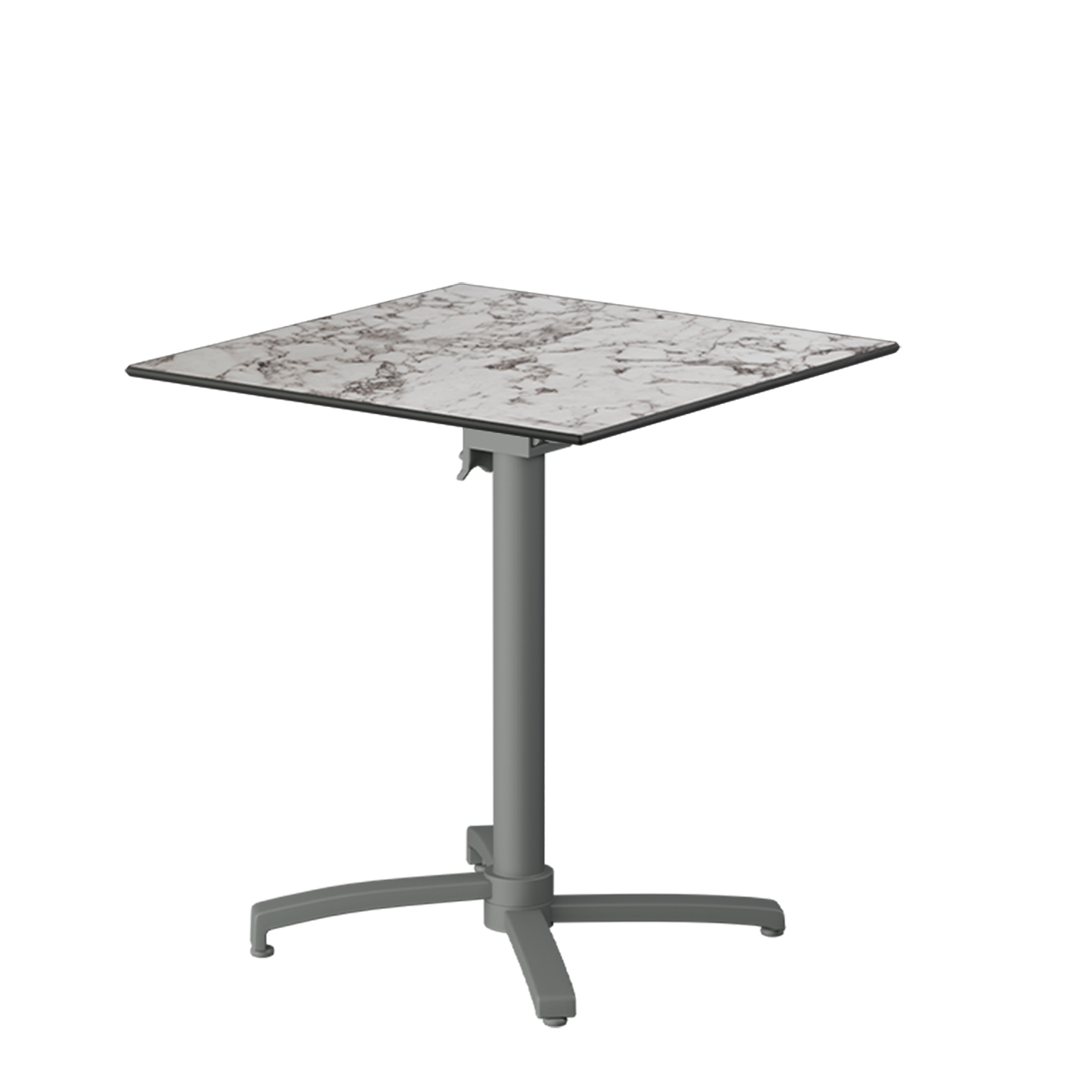 Cross Comfort table, gray HPL top