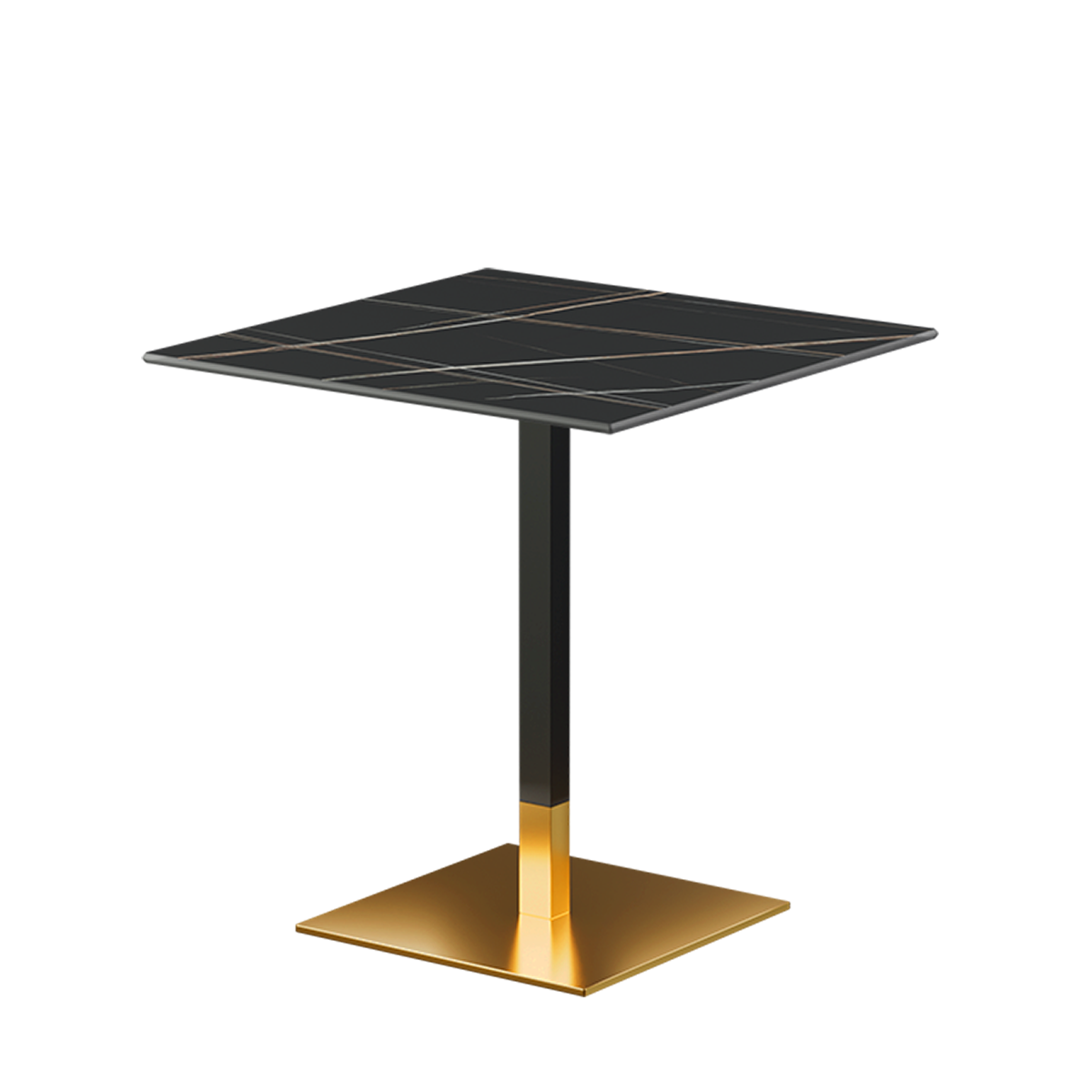 Omega table with a quartz sintered top