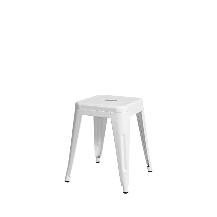 Paris Outdoor stool, white matte, 46 cm