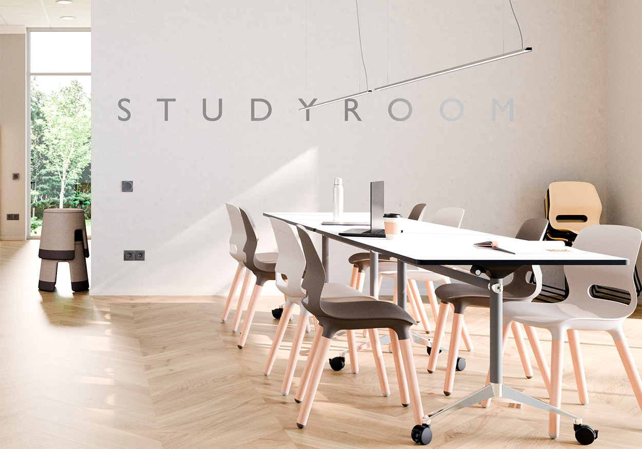 Jun collection: versatile chairs for educational spaces